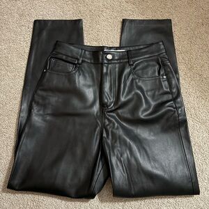 Zara leather pants